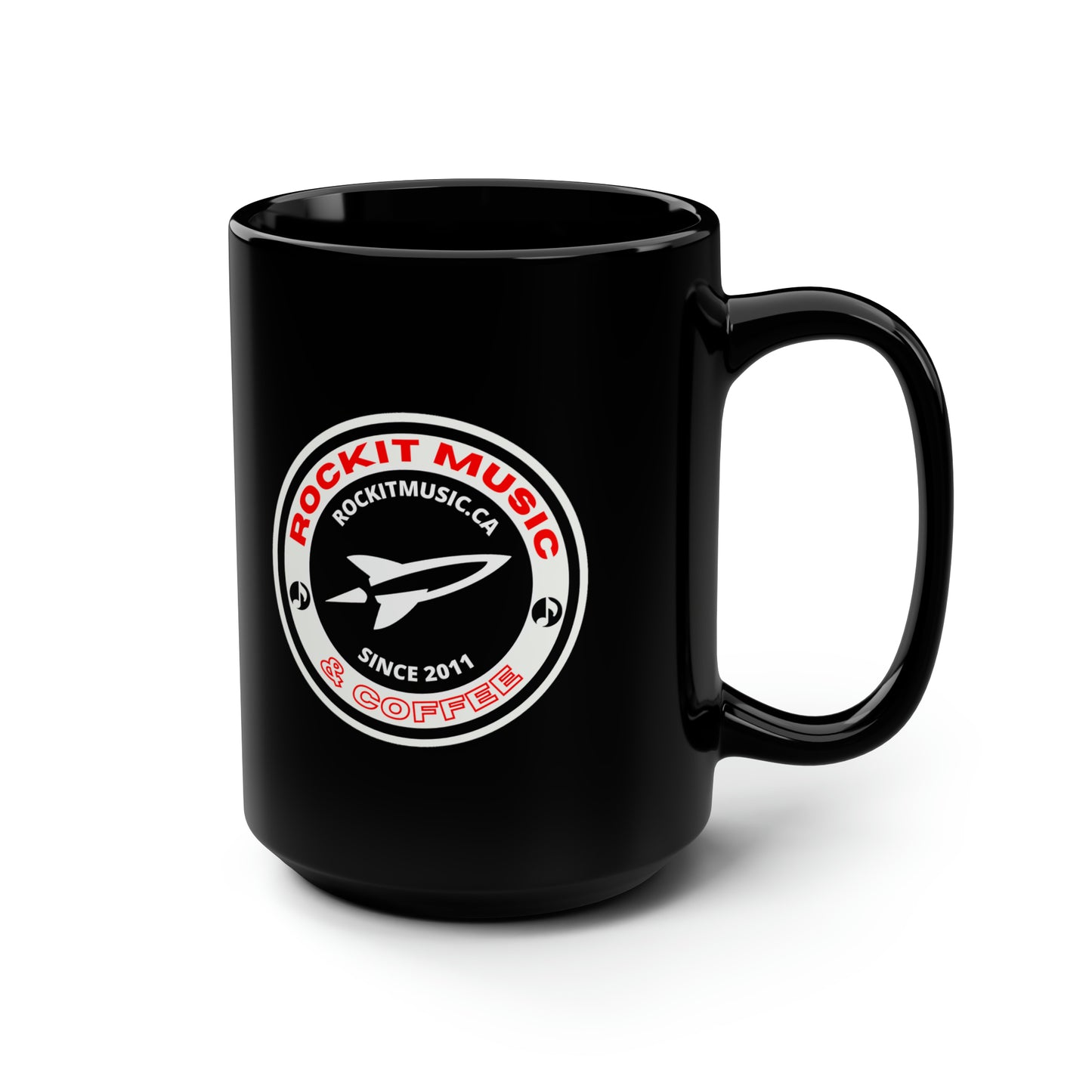Rockit Black Mug, 15oz