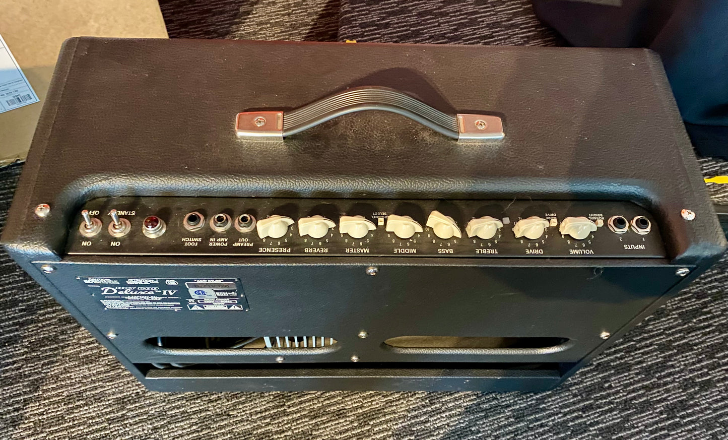 Fender Hot Rod Deluxe IV 40W 1x12 Tube Combo Amplifier - Black - Consignment