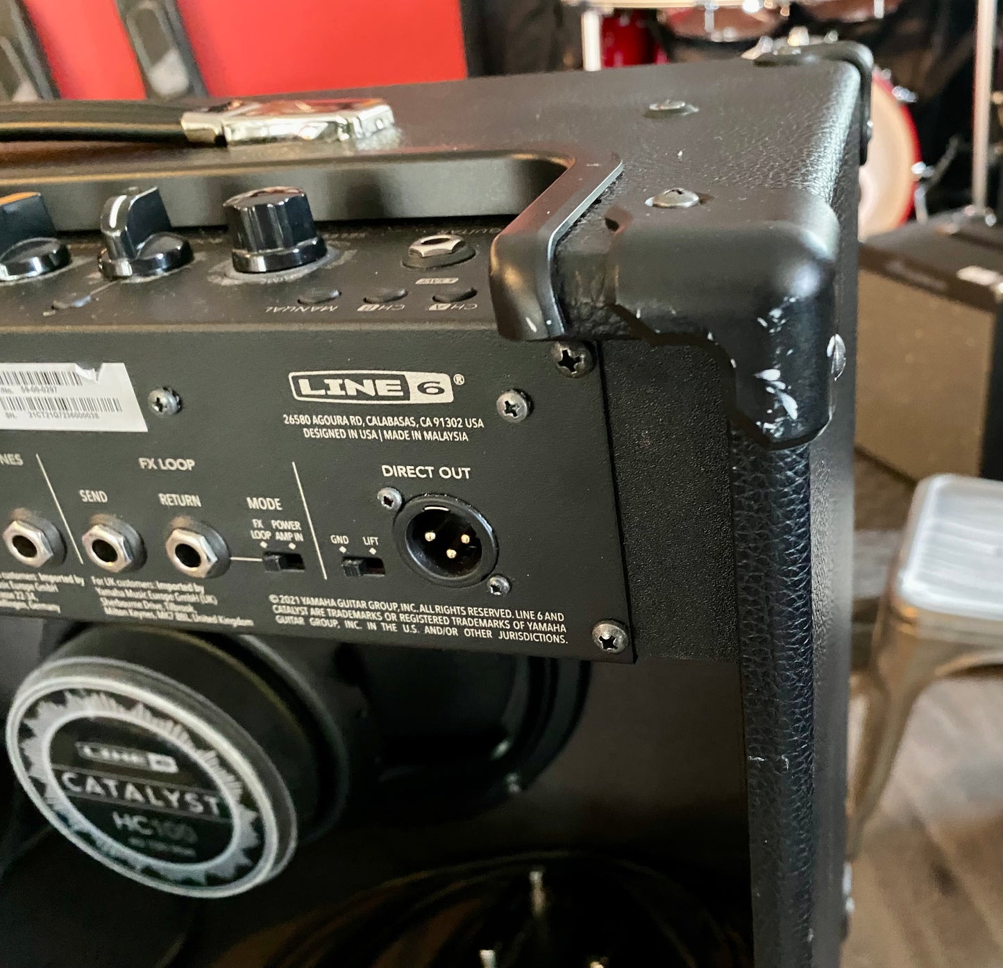 Line 6 Catalyst 100 Electric Guitar Amplifier & LFS2 Pedal Used