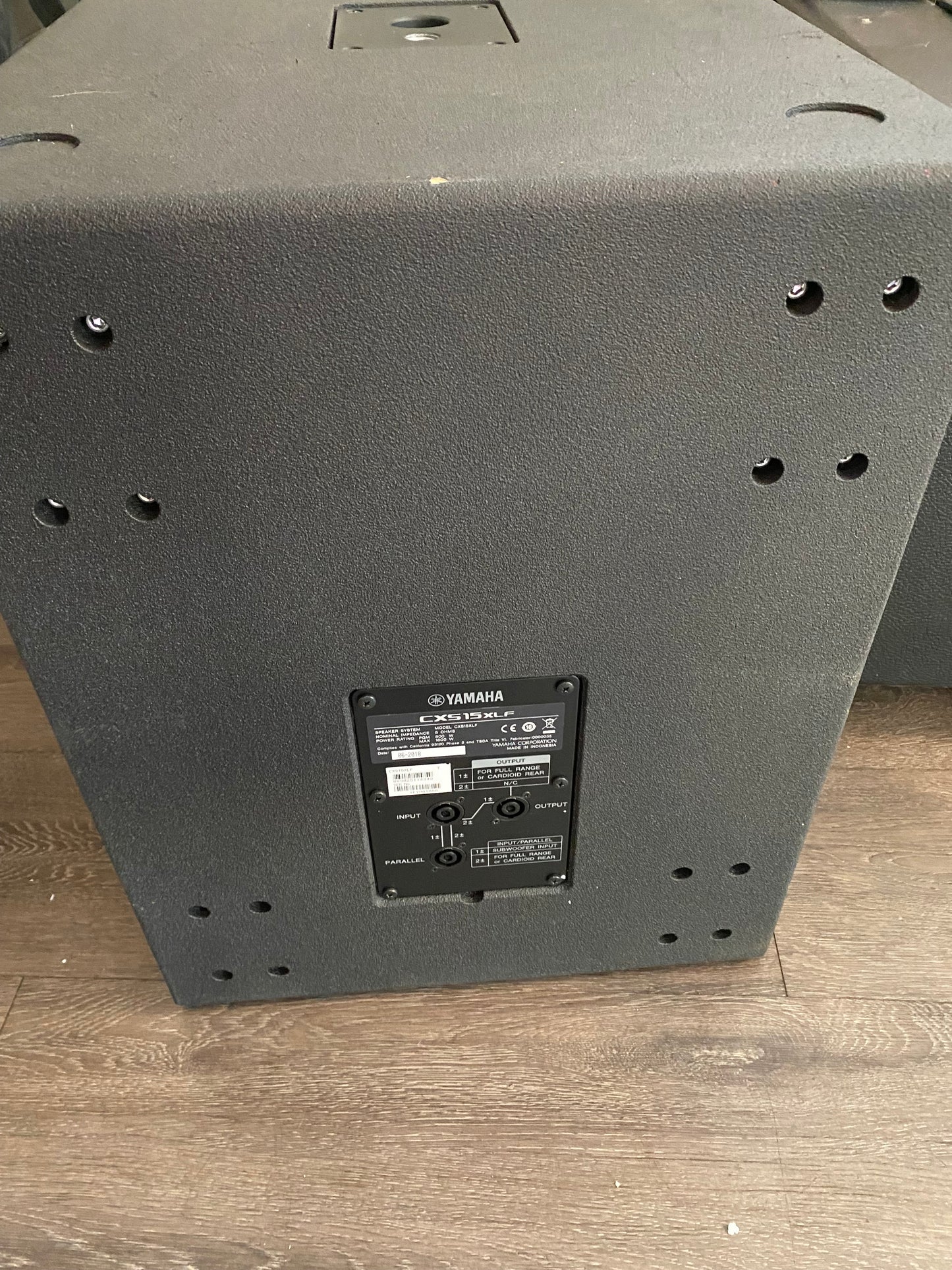 Yamaha Full PA EMX5 Powered Mixer, PX3 Power Amp, CBR10 x 2, CXS115XLF Sub - Used