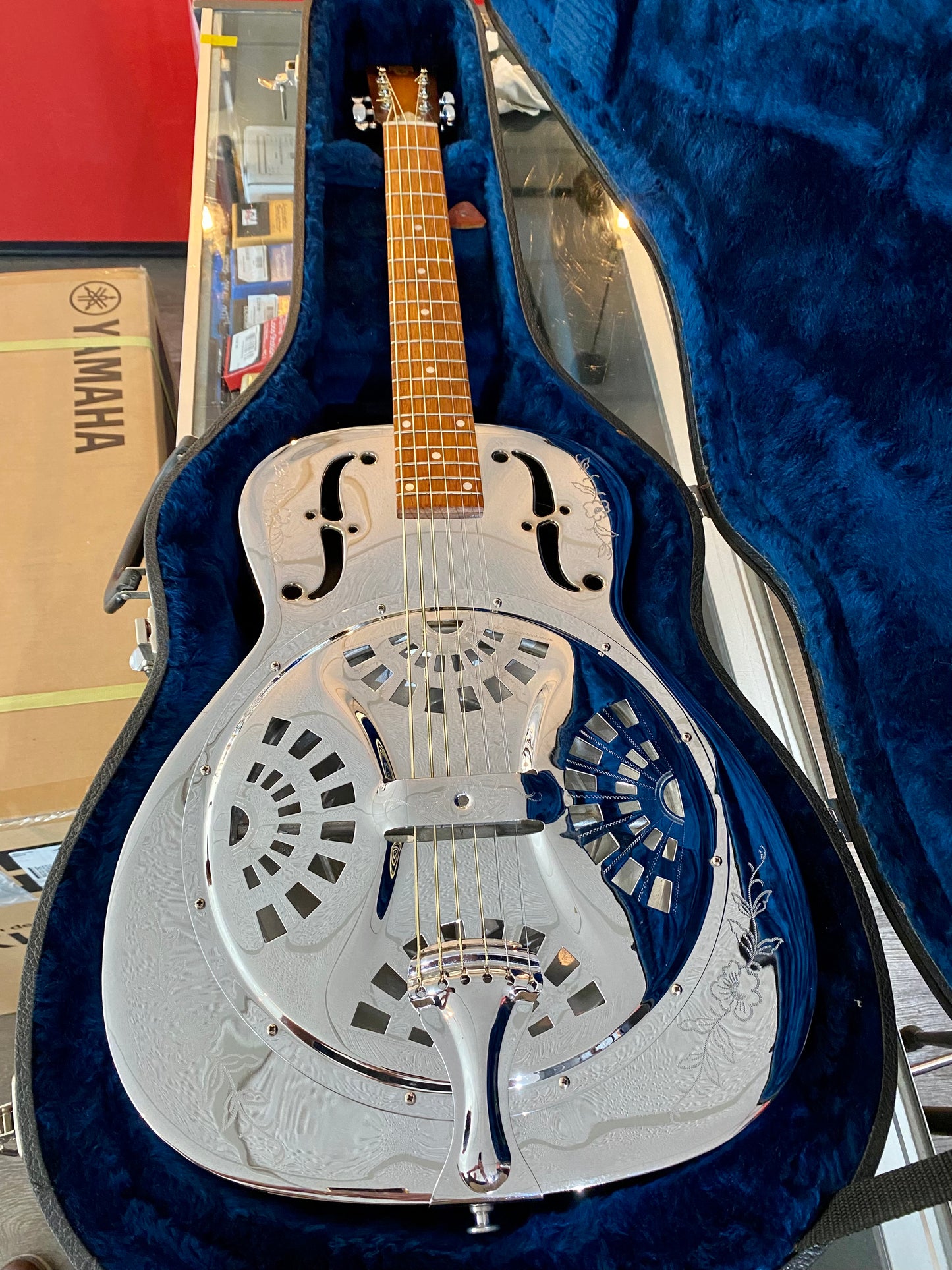 1987 Dobro Model 36 Resophonic Acoustic Guitar Rose Model Used - Consignment