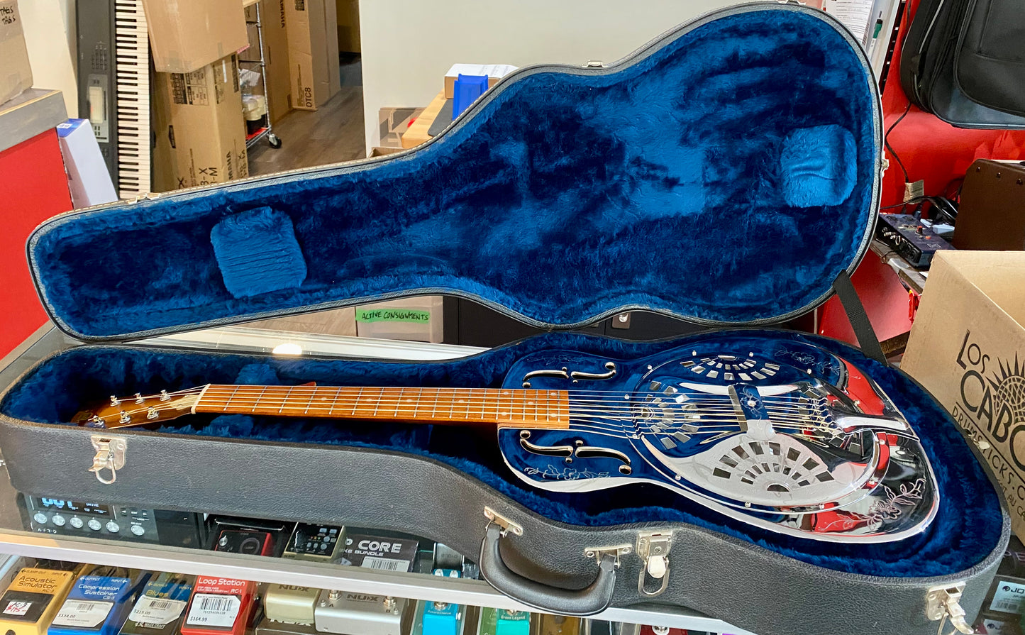 1987 Dobro Model 36 Resophonic Acoustic Guitar Rose Model Used - Consignment
