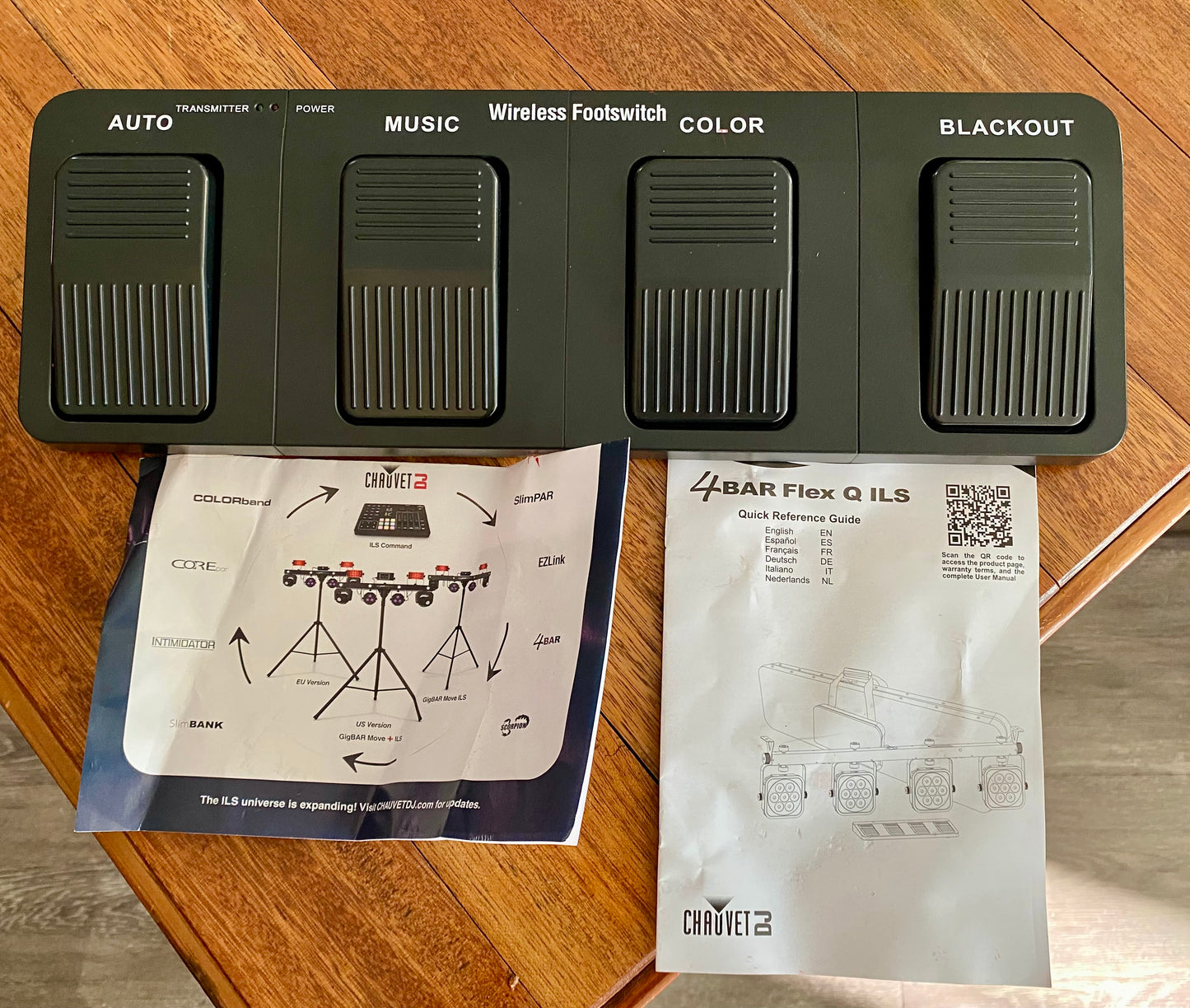 Chauvet DJ 4Bar Flex Q ILS - Complete RGBA LED Wash Lighting System with Stand -Used