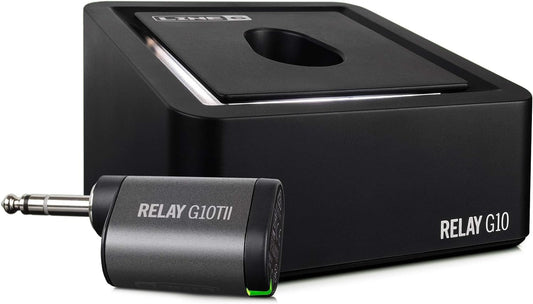 Line 6 Relay G10 with NEW G10TII Transmitter Rechargeable Wireless System