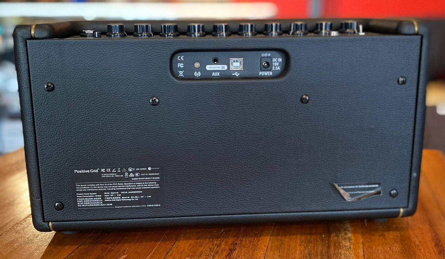 Positive Grid Spark 40w Guitar Amplifier - Black - Used