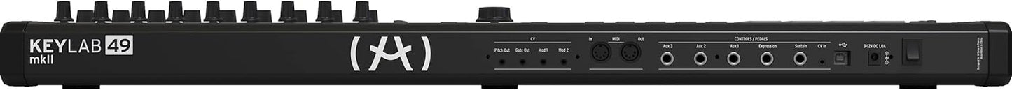 Arturia KeyLab Mk2 49 Keyboard Controller - Black KEYLABMKII49BK