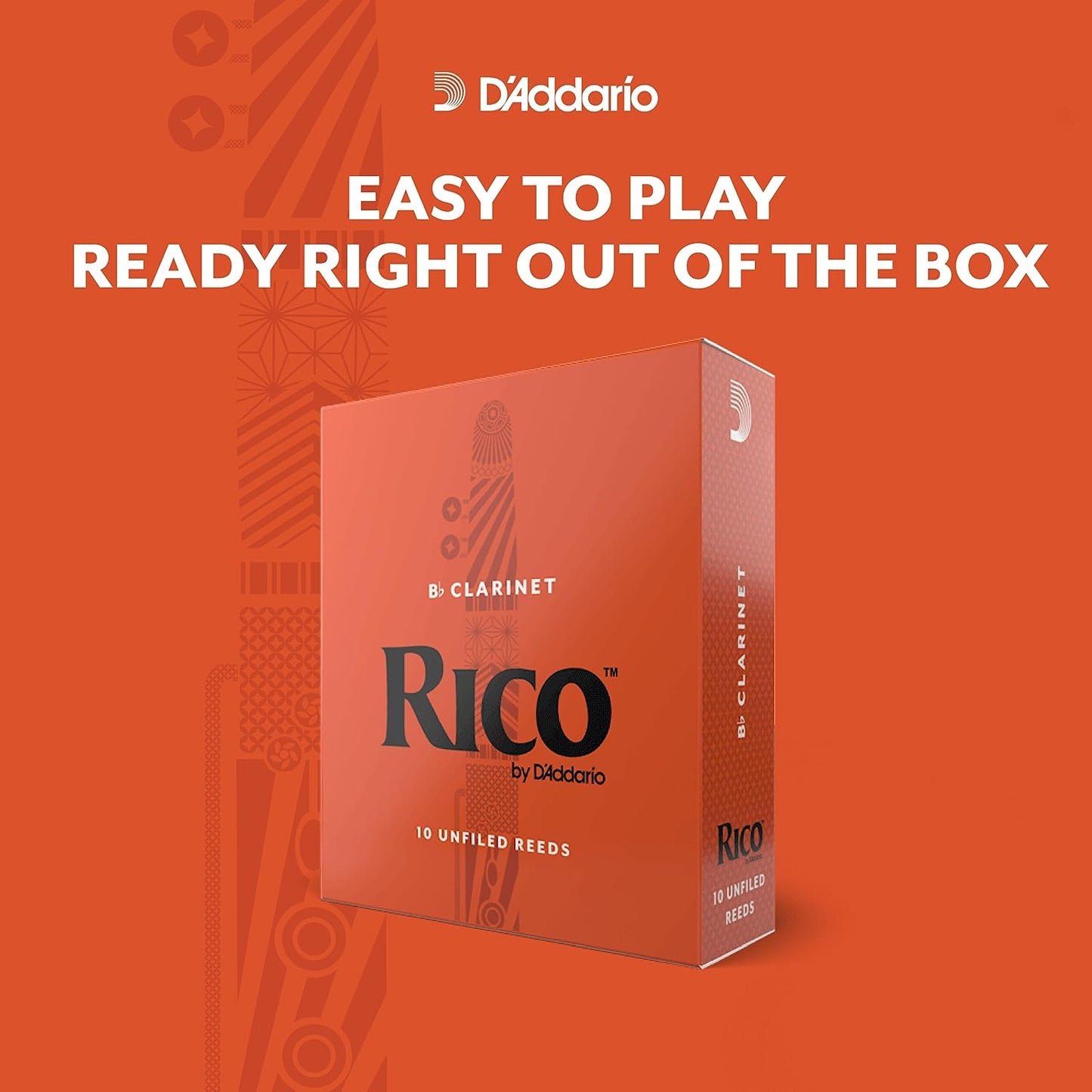 Rico 2.0 Bb Clarinet Reeds Box/25 RCA0120-B25