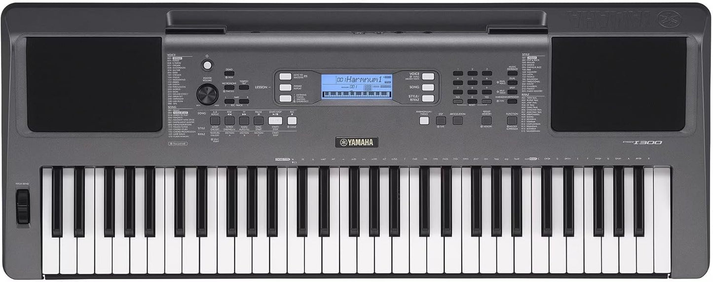 Yamaha PSR-I300 61-Key Portable Touch Sensitive Keyboard with Adaptor