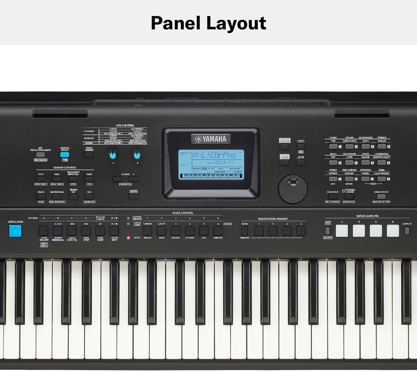 Yamaha PSREW425 76 Note Digital Keyboard