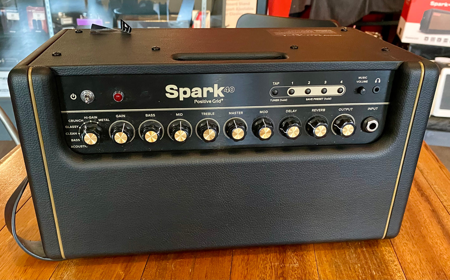 Positive Grid Spark 40w Guitar Amplifier - Black - Used