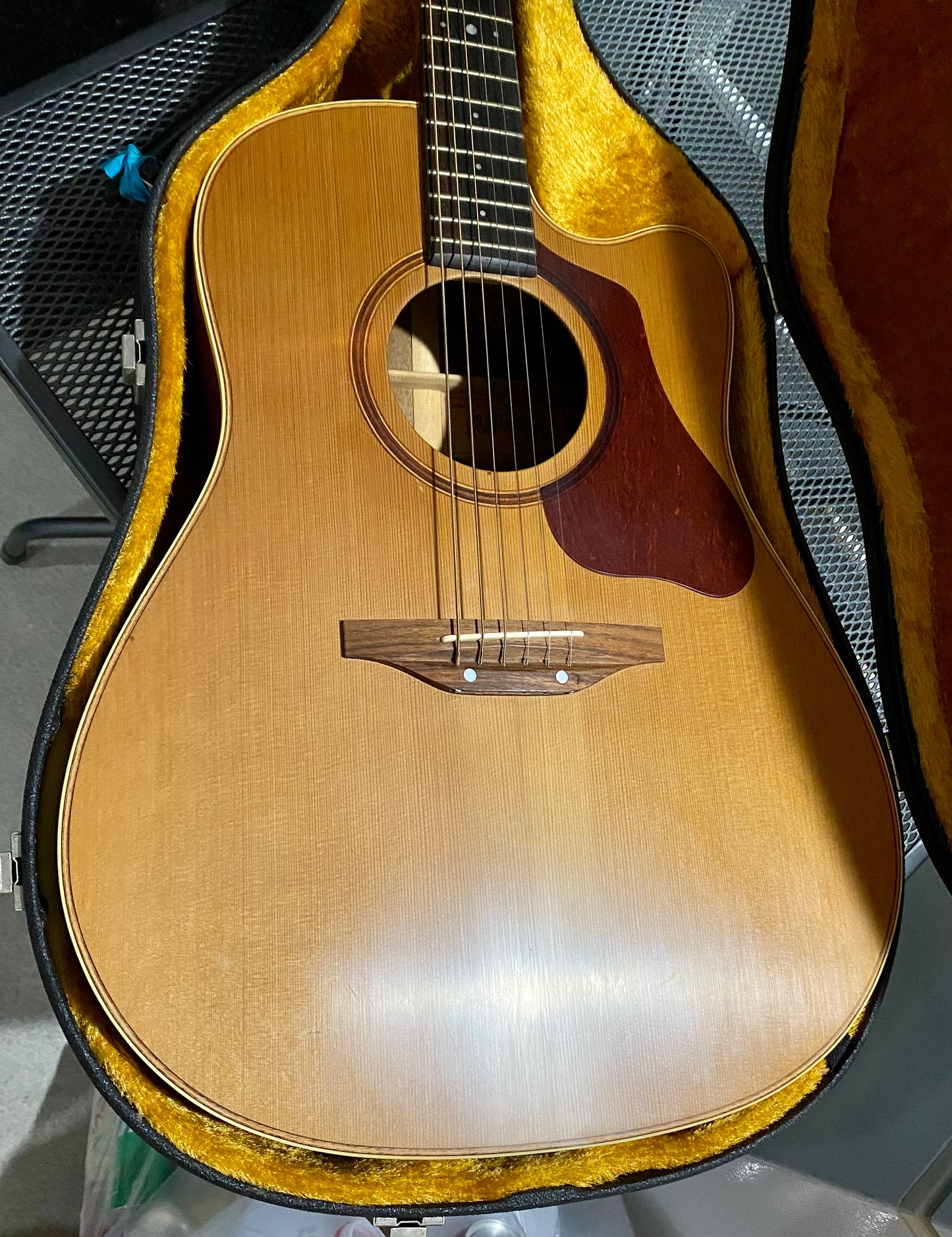 Flambeau Cedar Top Acoustic Guitar Made In Japan 1980's