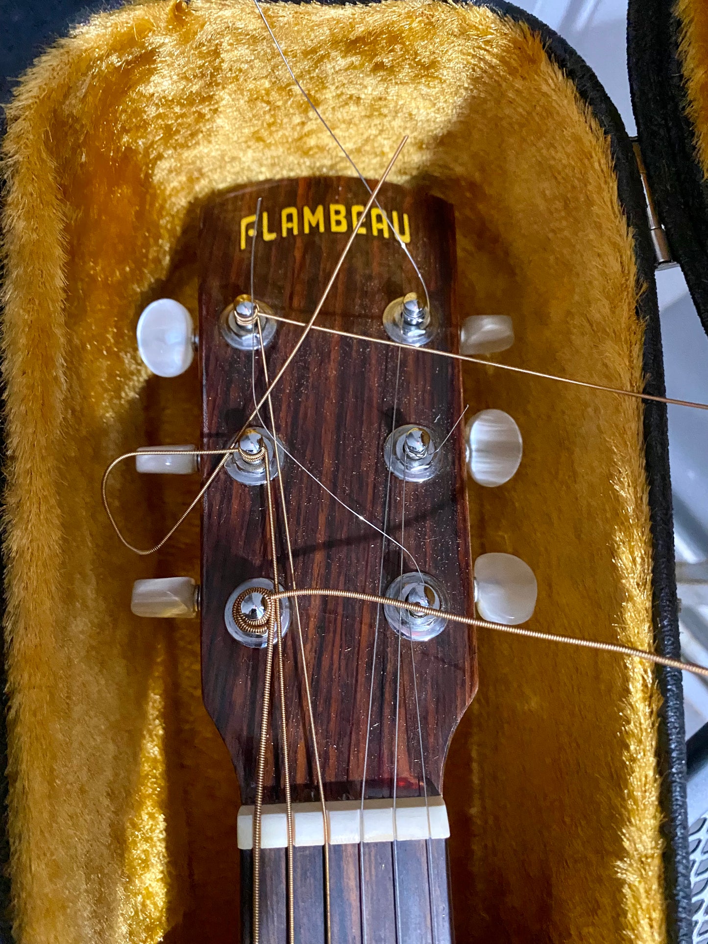 Flambeau Cedar Top Acoustic Guitar Made In Japan 1980's