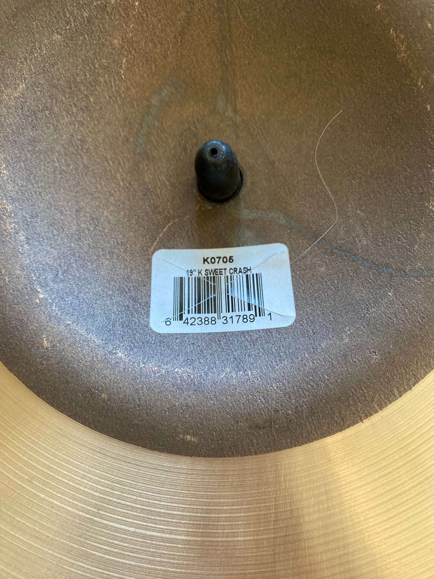 Zildjian K Sweet 19 Inch Crash Cymbal K0705
