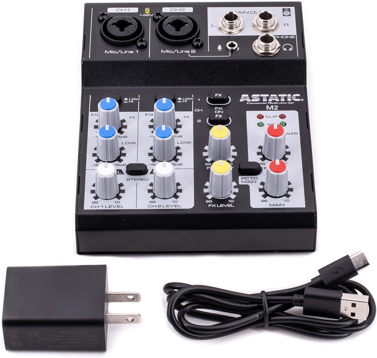 CAD 2 Channel Mixer With USB Interface CAD-M2