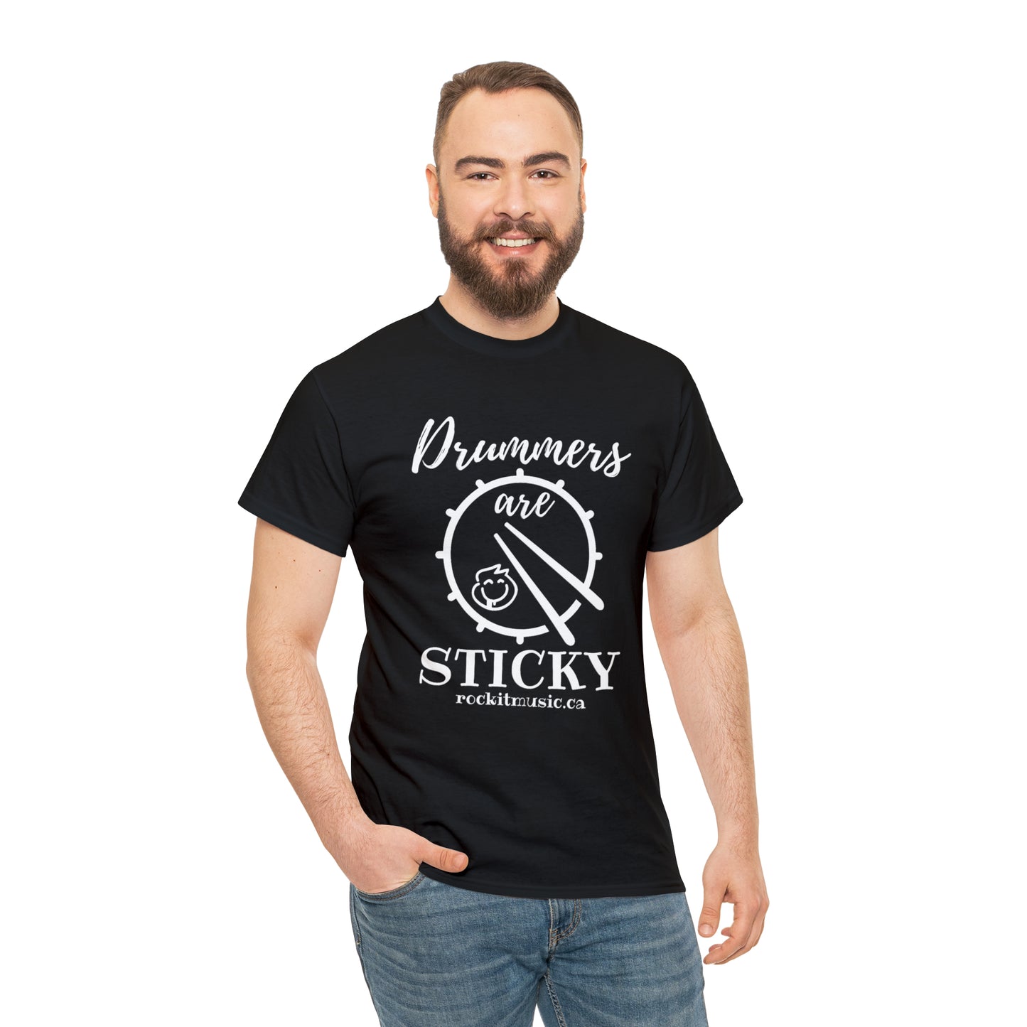 Rockit T-Shirt - Drummers are Sticky