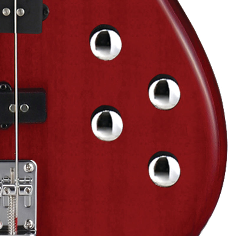Cort Action Bass Plus Bass, Transparent Red ACTION-BASS-PLUS-TR