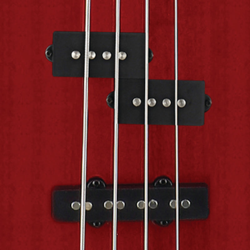 Cort Action Bass Plus Bass, Transparent Red ACTION-BASS-PLUS-TR