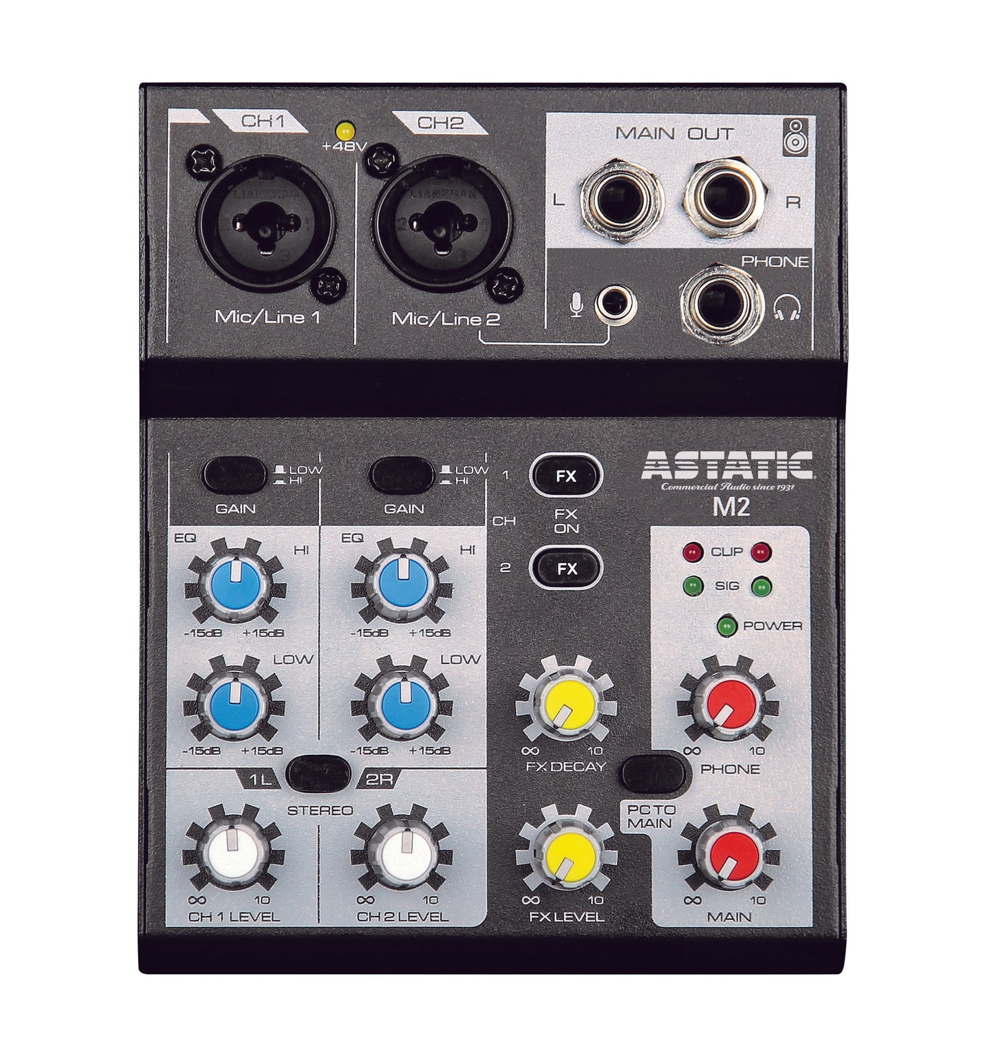 CAD 2 Channel Mixer With USB Interface CAD-M2
