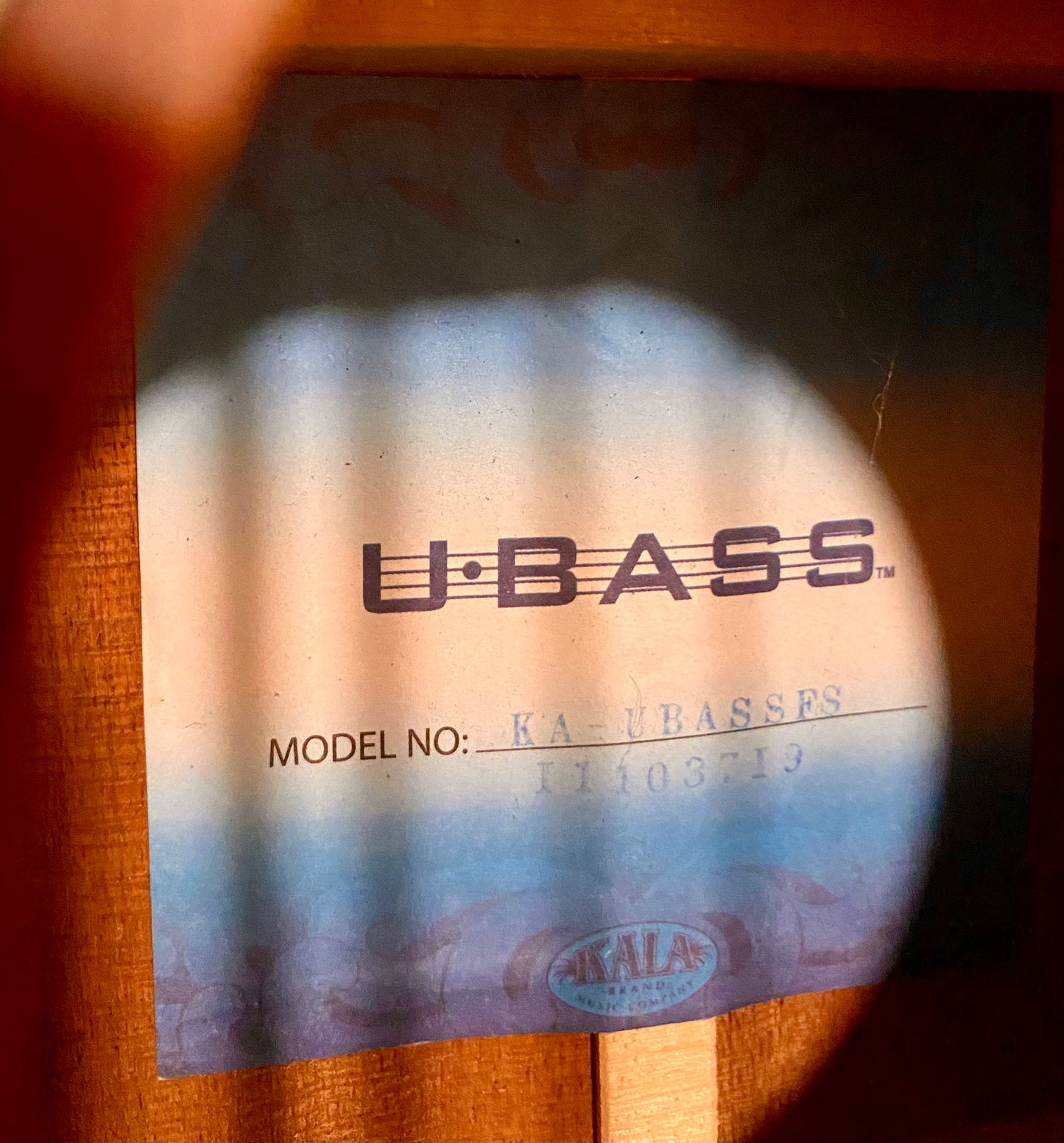 Used Kala UBass KA-UBASS FS Natural Mahogany