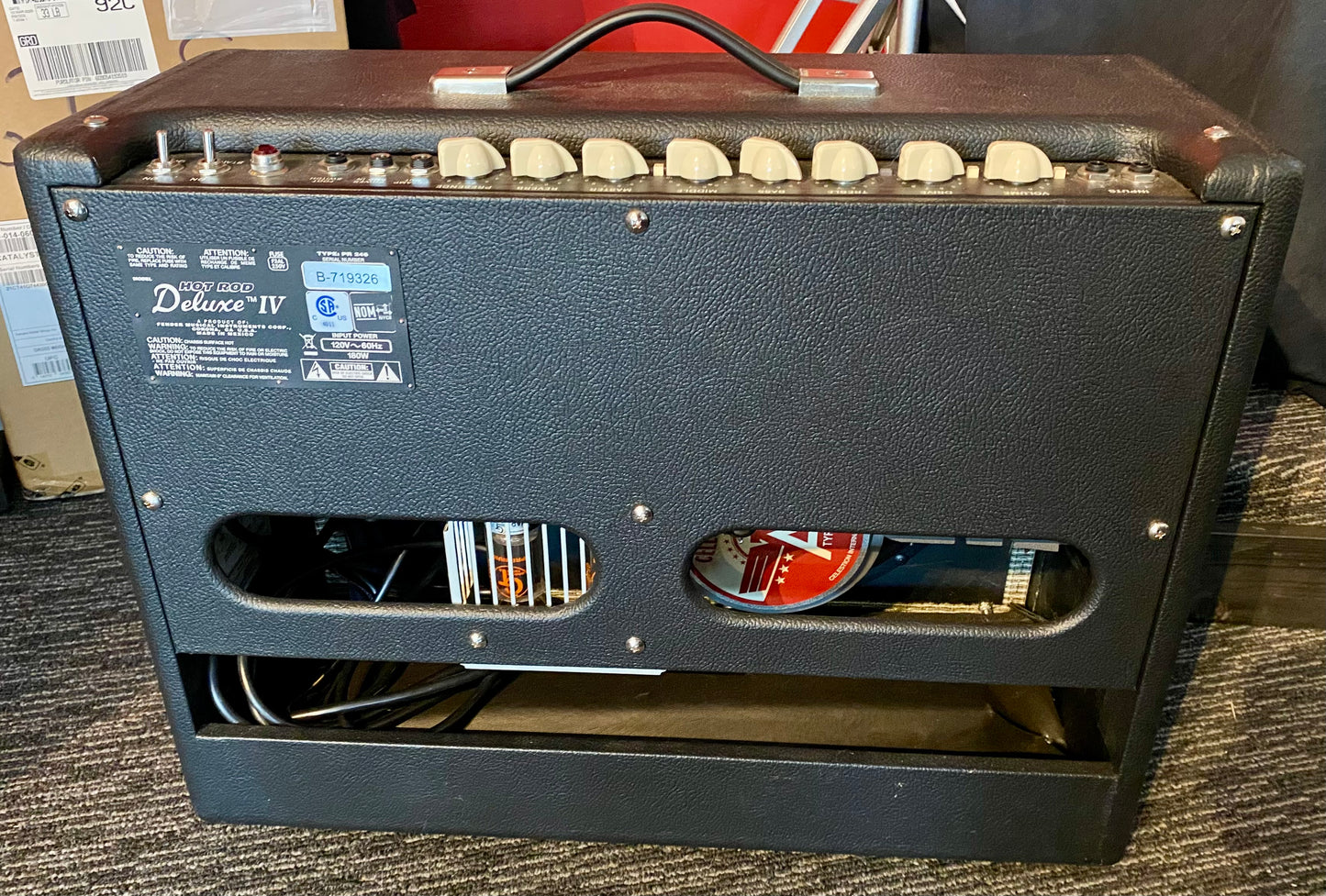 Fender Hot Rod Deluxe IV 40W 1x12 Tube Combo Amplifier - Black - Consignment