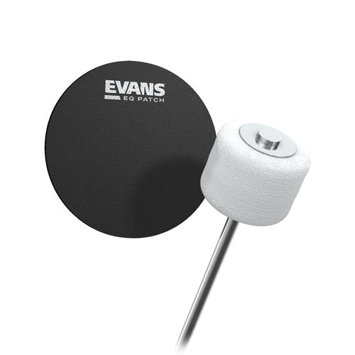 Evans Black Nylon Bass Drum Patch 1-PEDAL (X2) EQPB1