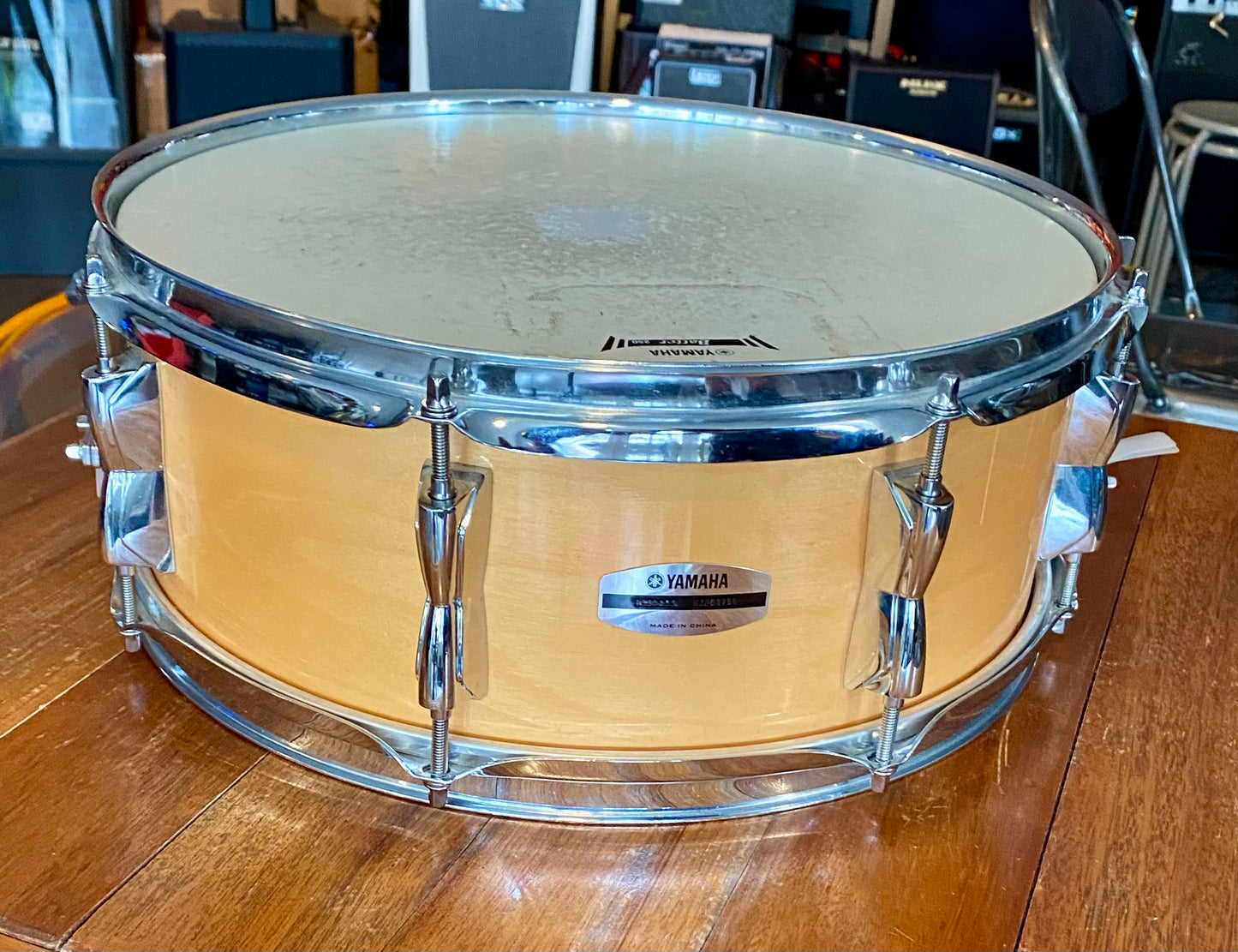 Yamaha Stage Custom Snare Drum SBS1455 NW Used