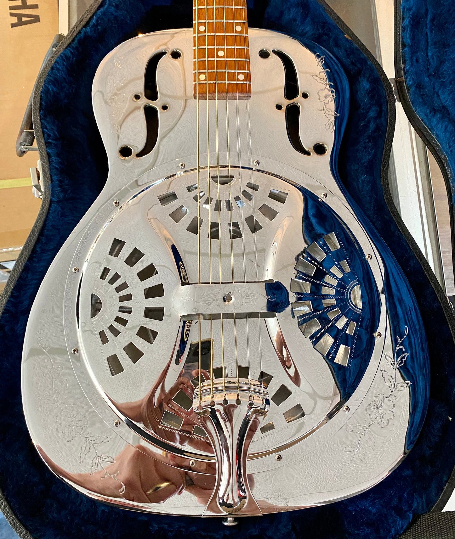 1987 Dobro Model 36 Resophonic Acoustic Guitar Rose Model Used - Consignment