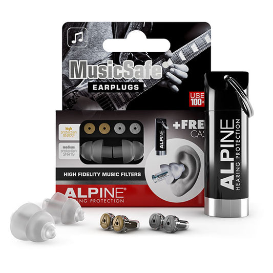 Alpine Hearing Protection MusicSafe Earplugs for Musicians