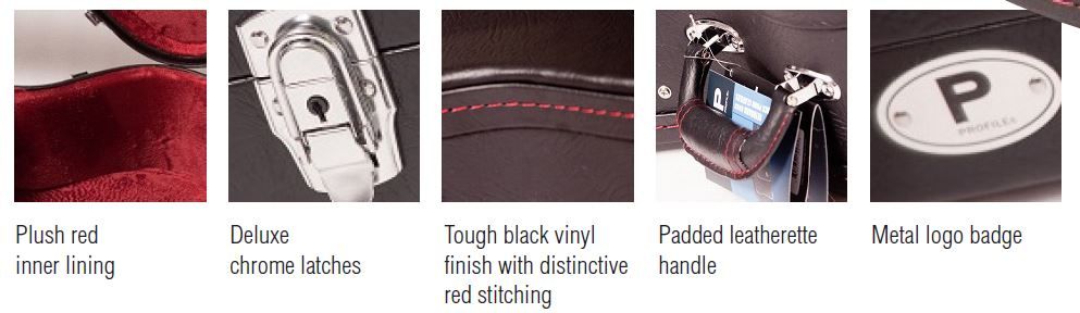 Profile Rectangular Hardshell Electric Guitar Case PRC300-E