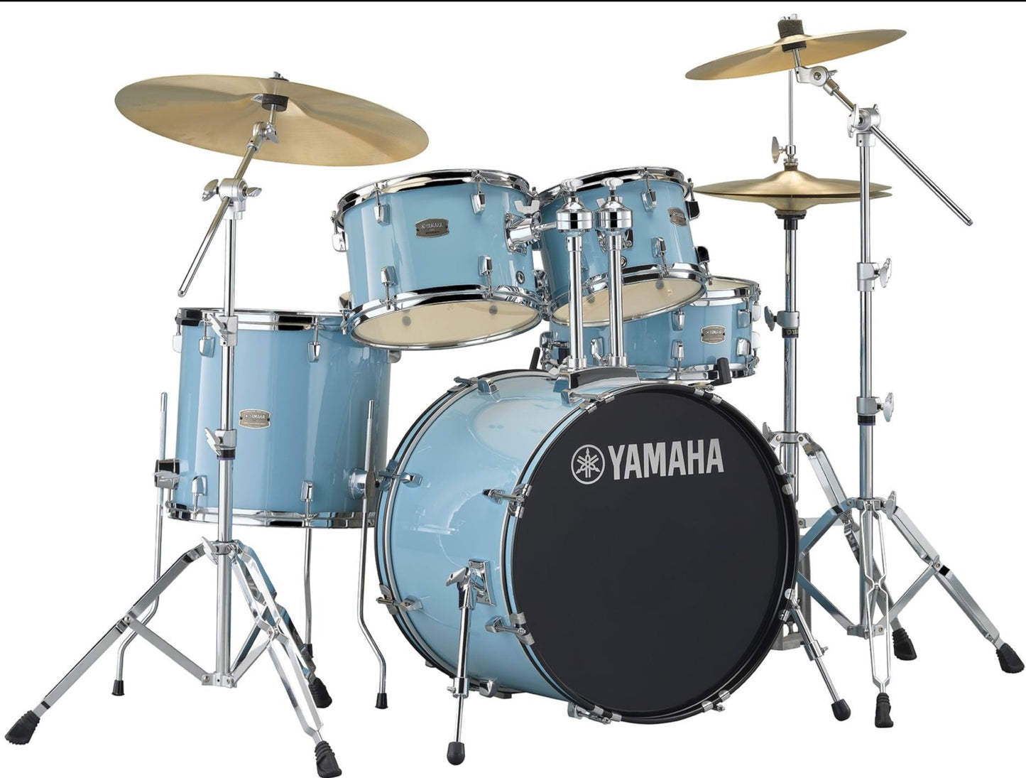 Yamaha Rydeen Drum Set w/ Hardware & Paiste Cymbals RDP0561 10, 12, 14FT, 14 SD, 20 Bass Drum