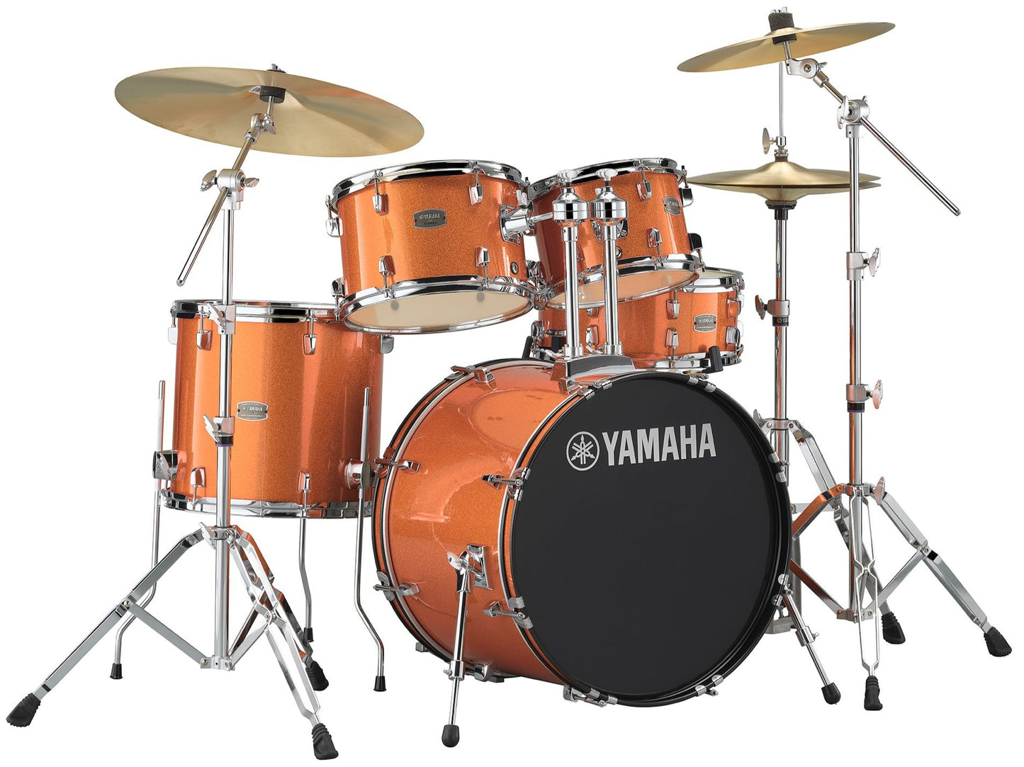 Yamaha Rydeen Drum Set w/ Hardware & Paiste Cymbals RDP0561 10, 12, 14FT, 14 SD, 20 Bass Drum