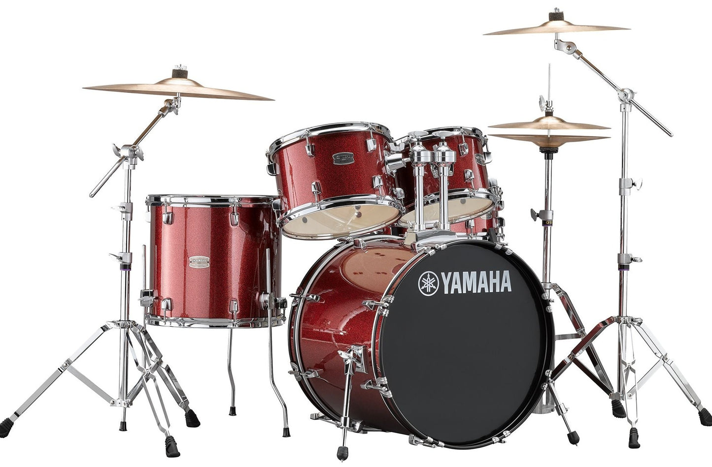 Yamaha Rydeen Drum Set w/ Hardware & Paiste Cymbals RDP0561 10, 12, 14FT, 14 SD, 20 Bass Drum