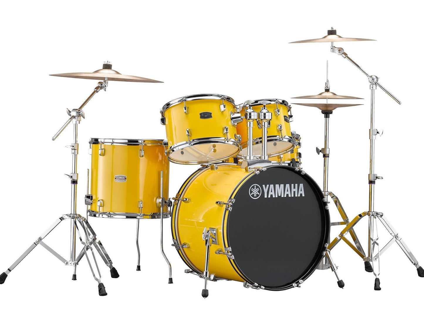 Yamaha Rydeen Drum Set w/ Hardware & Paiste Cymbals RDP0561 10, 12, 14FT, 14 SD, 20 Bass Drum