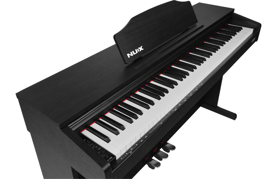 NUX WK-400 88-Key Digital Piano With Dynamic Curves, Black