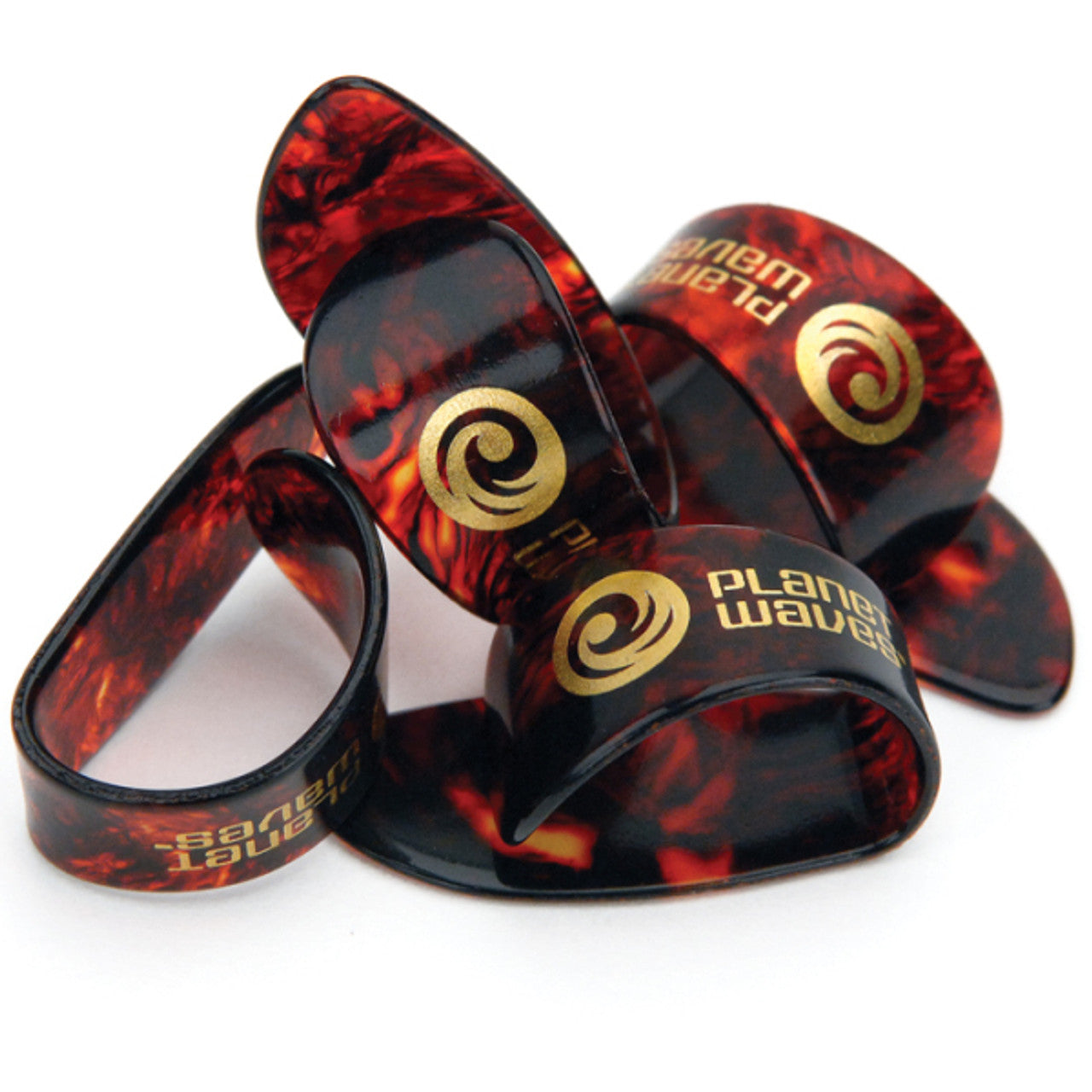 D'Addario Planet Waves Classic Celluloid Thumb picks Medium Gauge, 5-Pack 5CSH4-5