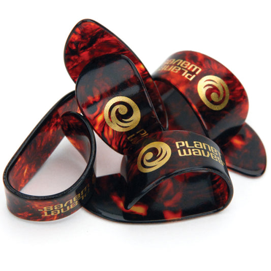 D'Addario Planet Waves Classic Celluloid Thumb picks Medium Gauge, 5-Pack 5CSH4-5