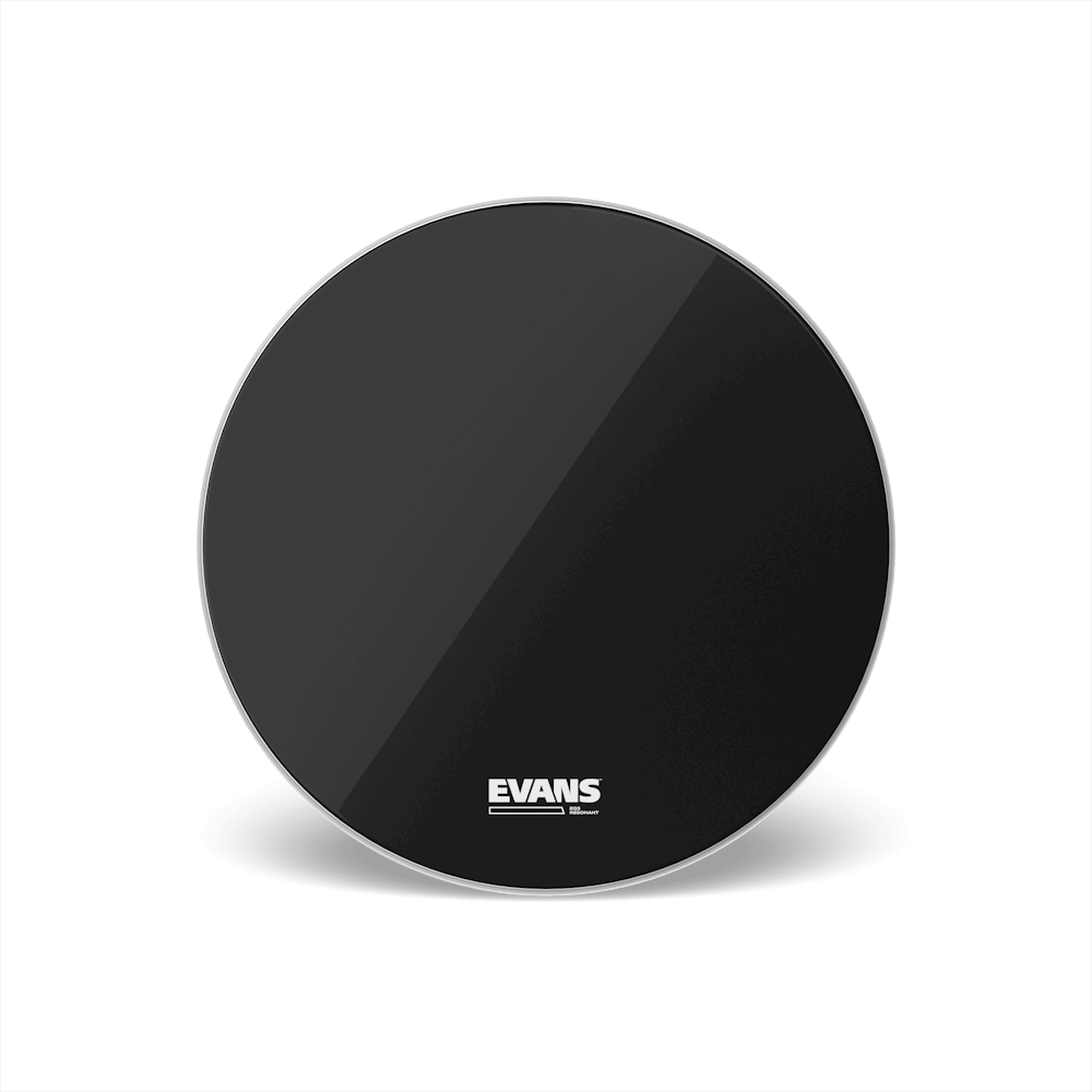 Evans EQ3 RES BLK Bass Drum Head
