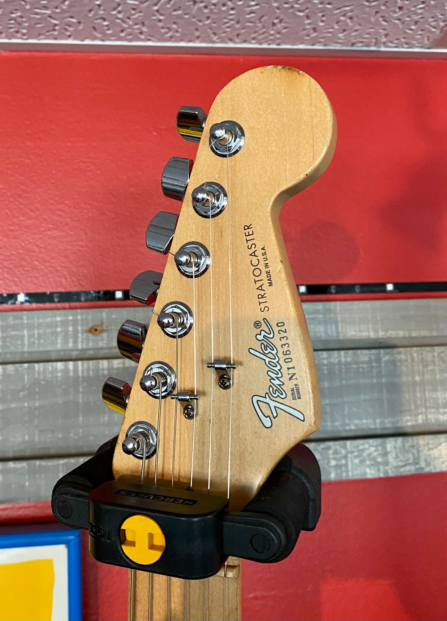 1993 Fender American Stratocaster Electric Guitar with Hard Shell Case