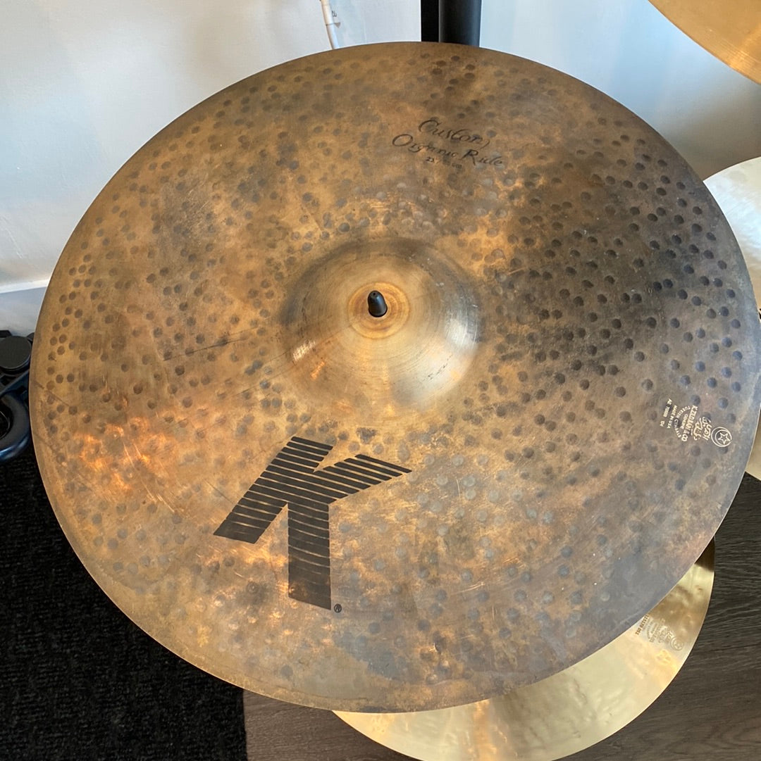 Used Zildjian 21" K CUSTOM ORGANIC RIDE Cymbal K0971