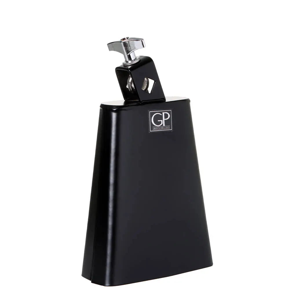 Granite Percussion 7 inch All Metal Cowbell - Black GP-COWBELL7