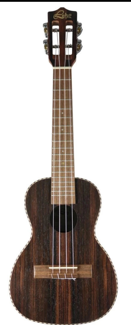 Leho Arch Back Ebony Concert Ukulele LHUC- ALEB