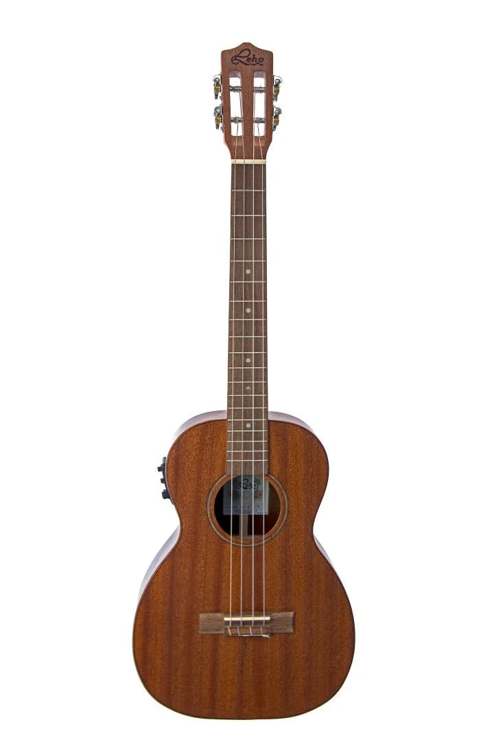 Leho All-Solid Mahogany Baritone Ukulele w/ Electronics LHUB-ASM-E