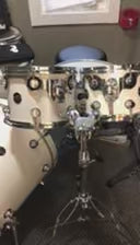 DW Drum Workshop Performance Series Drum Kit with Hardware - Ice White - Mint Used