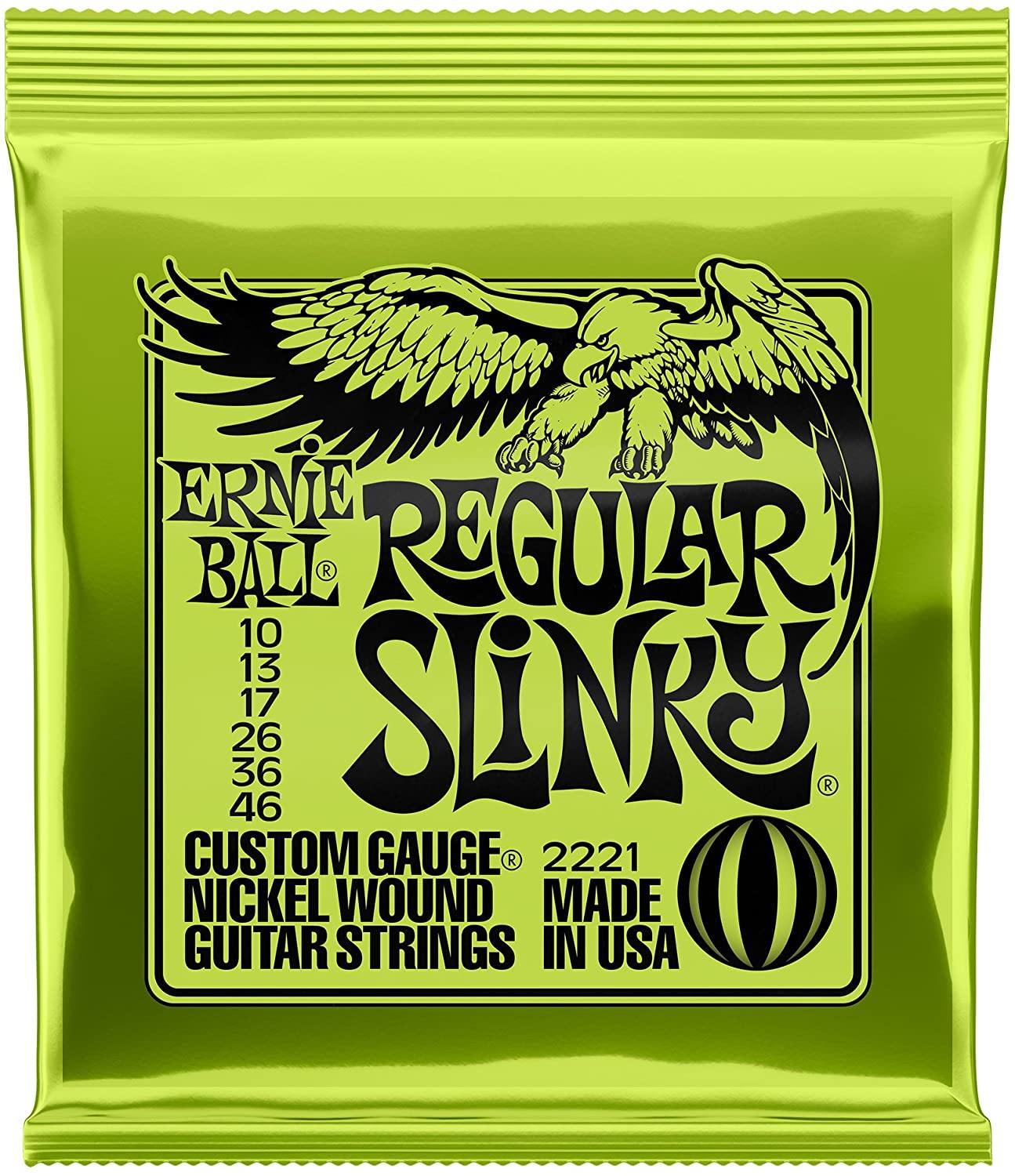 Ernie Ball Slinky Series Nickel Wound Electric Guitar Strings - Rockit Music Canada