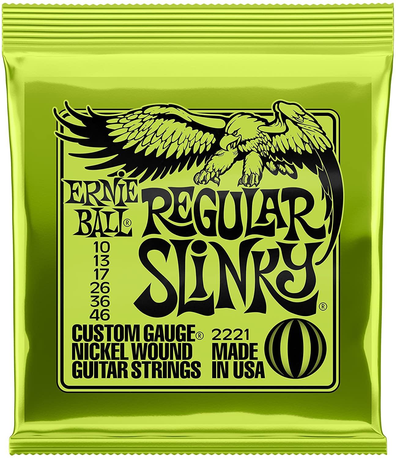 Ernie Ball Slinky Series Nickel Wound Electric Guitar Strings - Rockit Music Canada