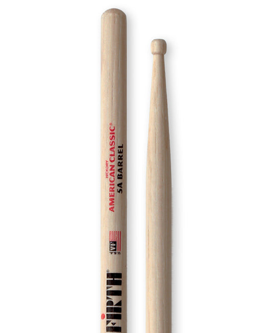 Vic Firth 5A Barrel Tip Drum Sticks 5ABRL