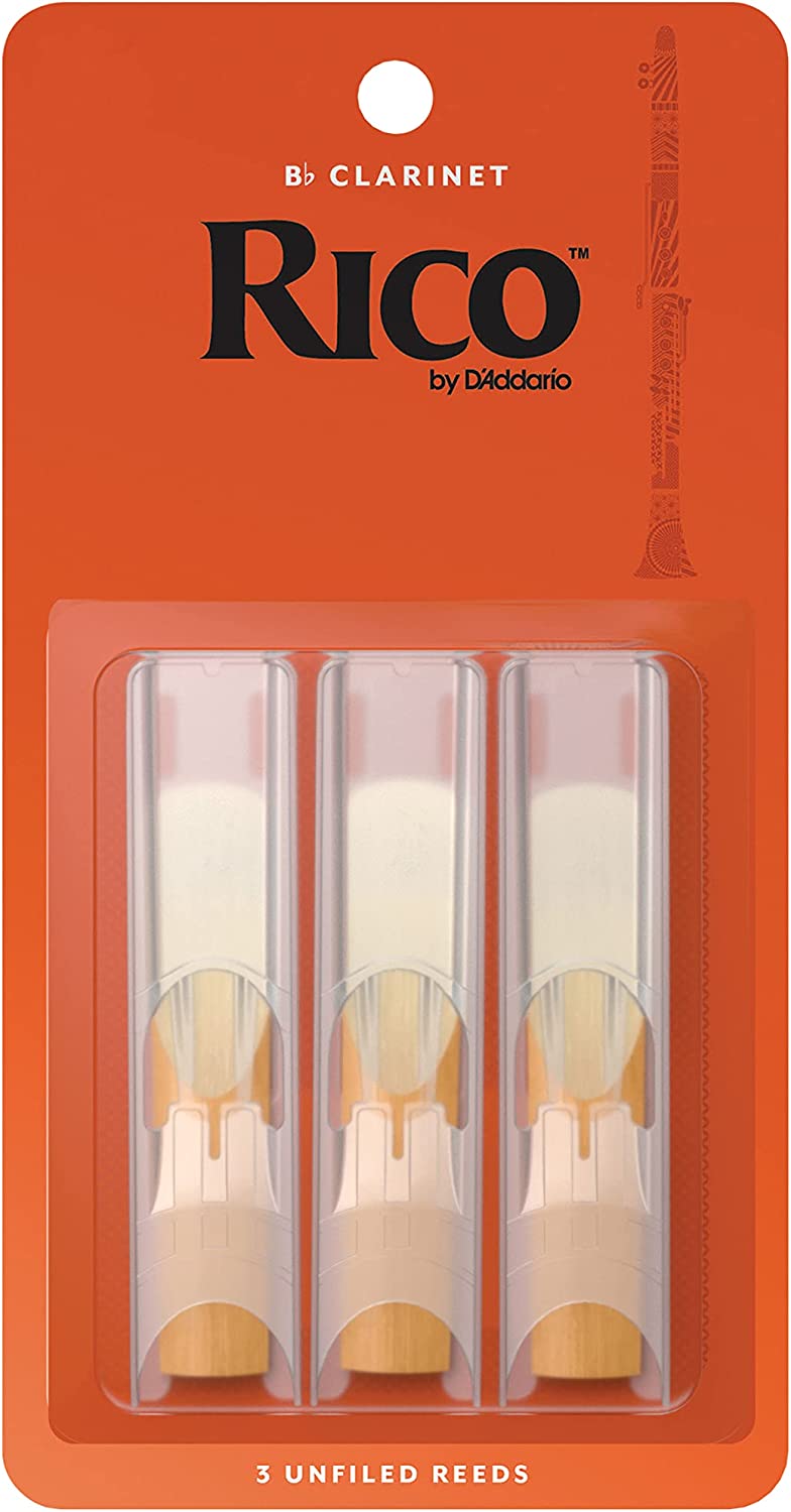 Rico 3 Pack Bb Clarinet Reeds