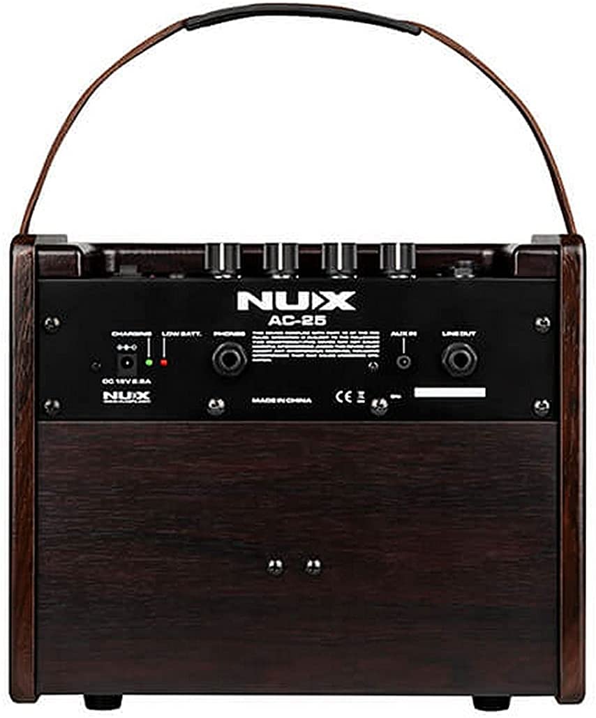 NUX AC-25 Portable Battery Powered Acoustic Amplifier