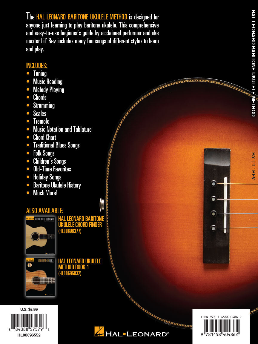 Hal Leonard Baritone Ukulele Method Book 1 (Book Only)