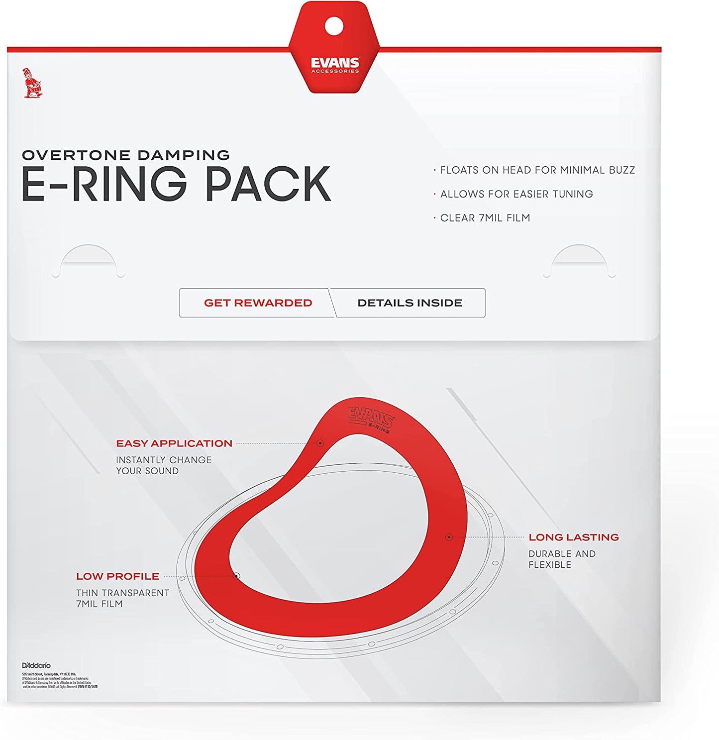 Evans E-RING 10-12-14-14" FUS PACK ER-FUSION